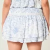 Smocked porrastettu Mini Skort