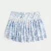 Smocked porrastettu Mini Skort
