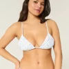 Smocked Triangle Bikini-toppi