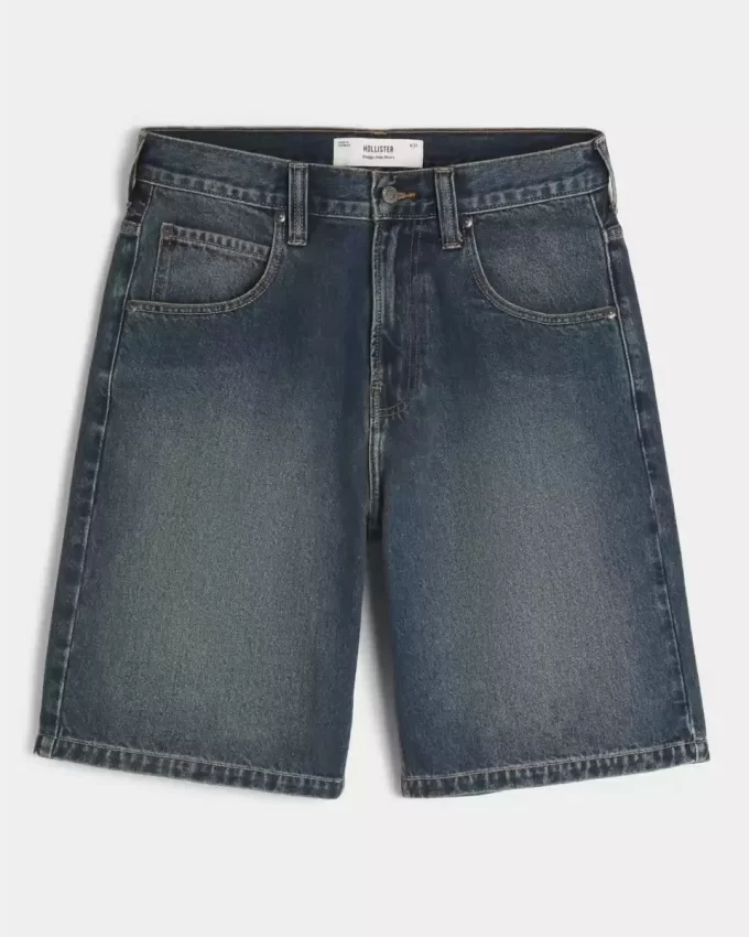 Snake Graphic Baggy Denim shortsit Snake Graphic Baggy Denim shortsit