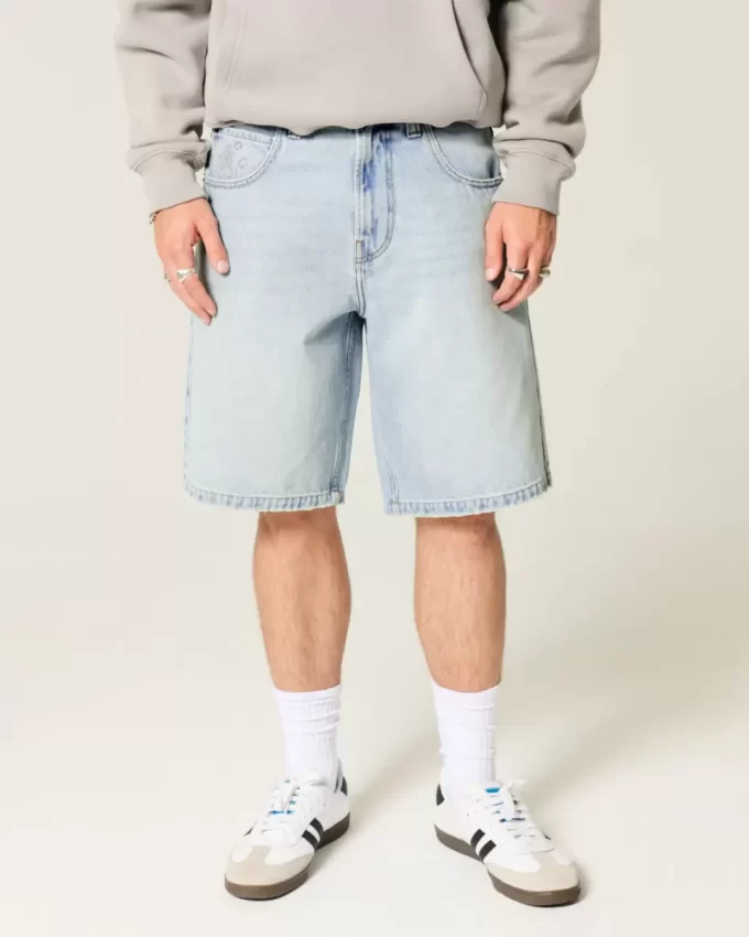 Star Graphic Baggy Denim shortsit Star Graphic Baggy Denim shortsit