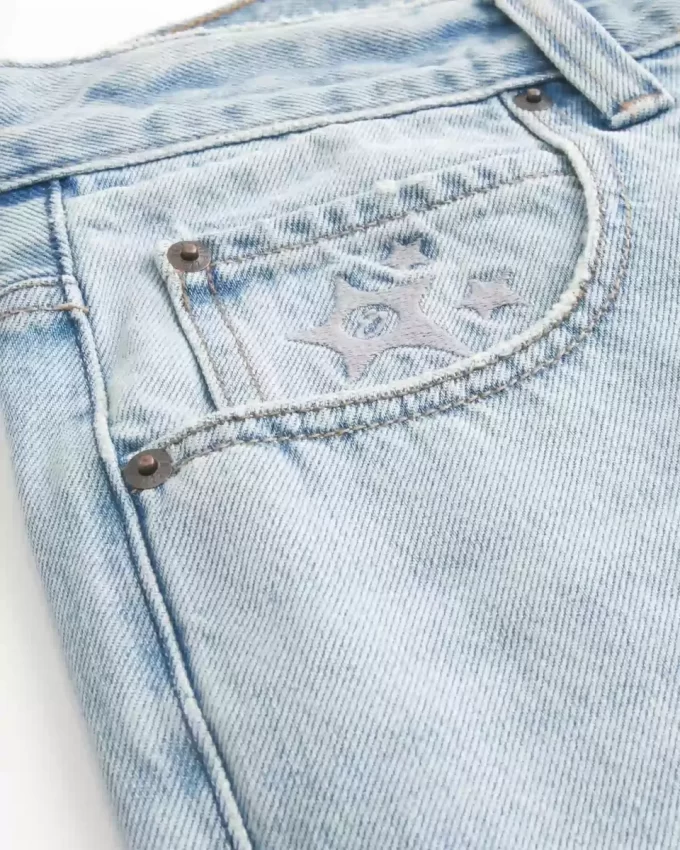 Star Graphic Baggy Denim shortsit Star Graphic Baggy Denim shortsit