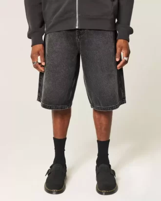 Star Graphic Super Baggy Denim shortsit