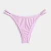 Strappy High-Leg pörröisin bikinipohja Strappy High-Leg pörröisin bikinipohja
