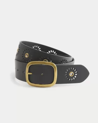 Sunburst Grommet Vegaaninen nahkavyö