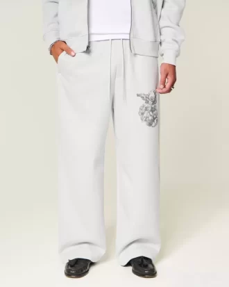 Super Baggy Angel Graphic collegehousut
