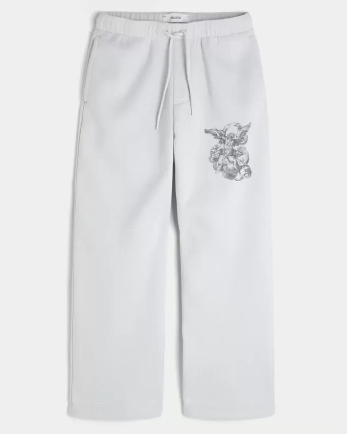 Super Baggy Angel Graphic collegehousut Super Baggy Angel Graphic collegehousut