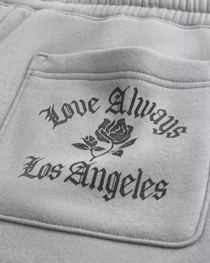 Super Baggy Los Angeles Back Pocket Graphic collegehousut Super Baggy Los Angeles Back Pocket Graphic collegehousut