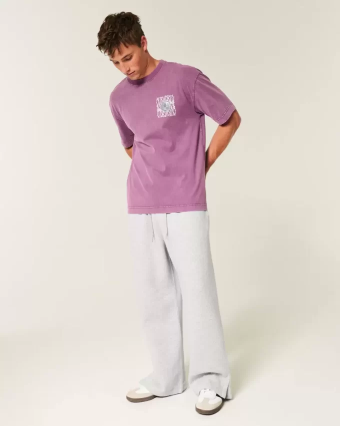 Super Baggy Y2K Split Hem lenkkeilyhousut