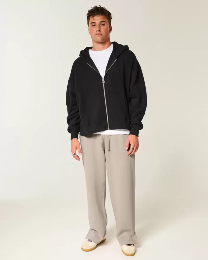 Super Baggy Y2K Split Hem lenkkeilyhousut