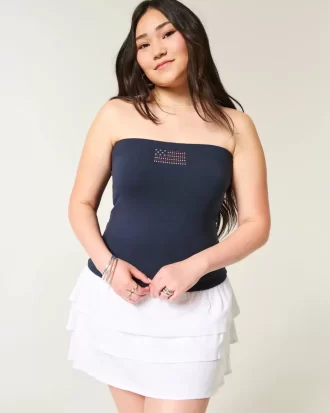 Taylor Shine Graphic Tube Top