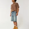 Taz Graphic Medium Wash Super Baggy Denim shortsit Taz Graphic Medium Wash Super Baggy Denim shortsit