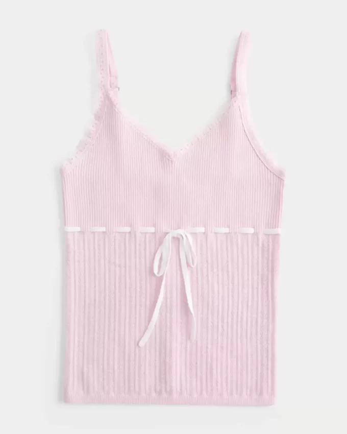 Tie-Front Sweater Tank Tie-Front Sweater Tank