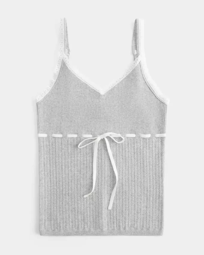 Tie-Front Sweater Tank Tie-Front Sweater Tank