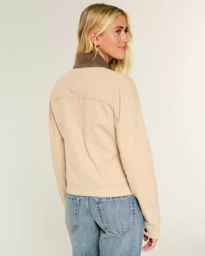 Twill vetoketjullinen takki