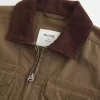 Twill vetoketjullinen takki