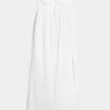 Twist Bust Eyelet Olkaimeton Midi-mekko