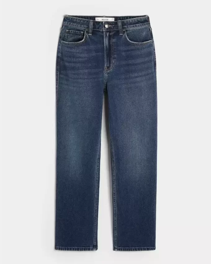 Ultra High-Rise Dark Wash 90-luvun suorat farkut Ultra High-Rise Dark Wash 90-luvun suorat farkut