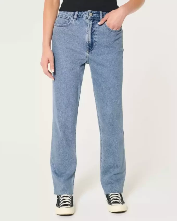 Ultra High-Rise Medium Wash 90-luvun suorat farkut Ultra High-Rise Medium Wash 90-luvun suorat farkut