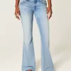 Ultra Low Rise Distressed Light Wash Sequin Flare Farkut Ultra Low Rise Distressed Light Wash Sequin Flare Farkut