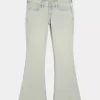 Ultra Low-Rise Light Wash Flare Farkut