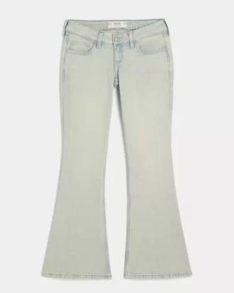 Ultra Low-Rise Light Wash Flare Farkut