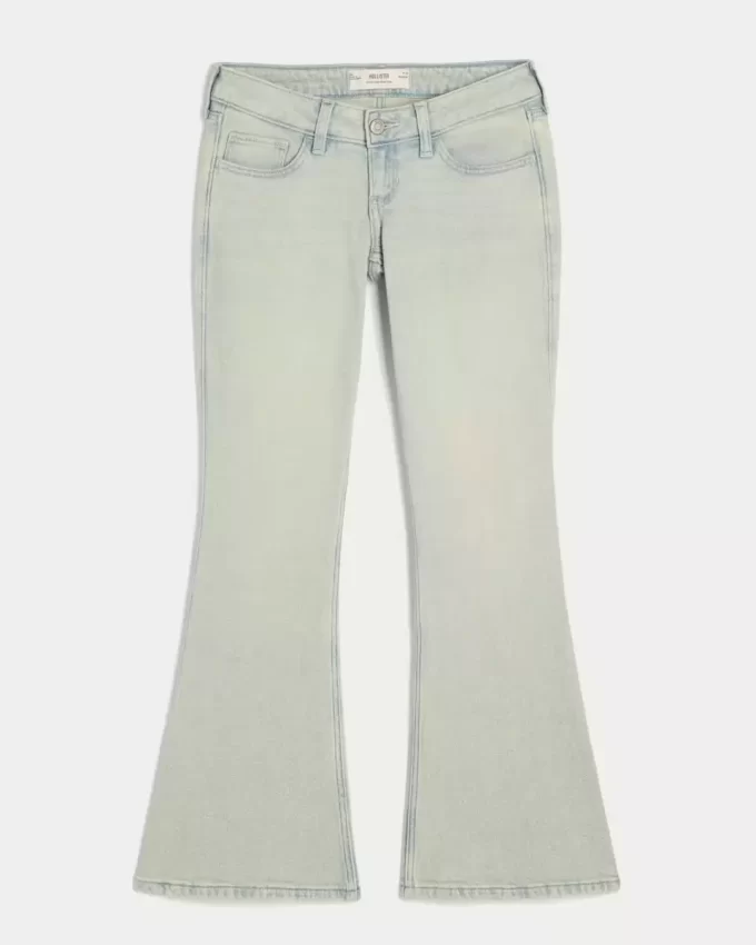 Ultra Low-Rise Light Wash Flare Farkut