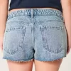 Ultra Low Rise Light Wash Mini Denim shortsit
