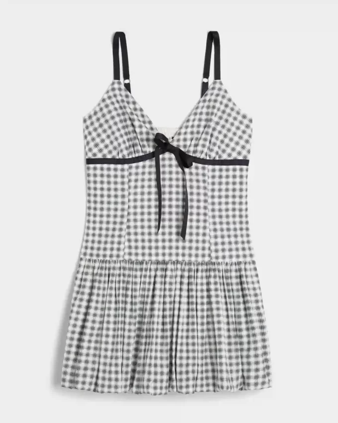 V-kaula-aukkoinen Bubble minimekko