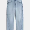 Vaaleanpesun saumat Skater Baggy Farkut Vaaleanpesun saumat Skater Baggy Farkut