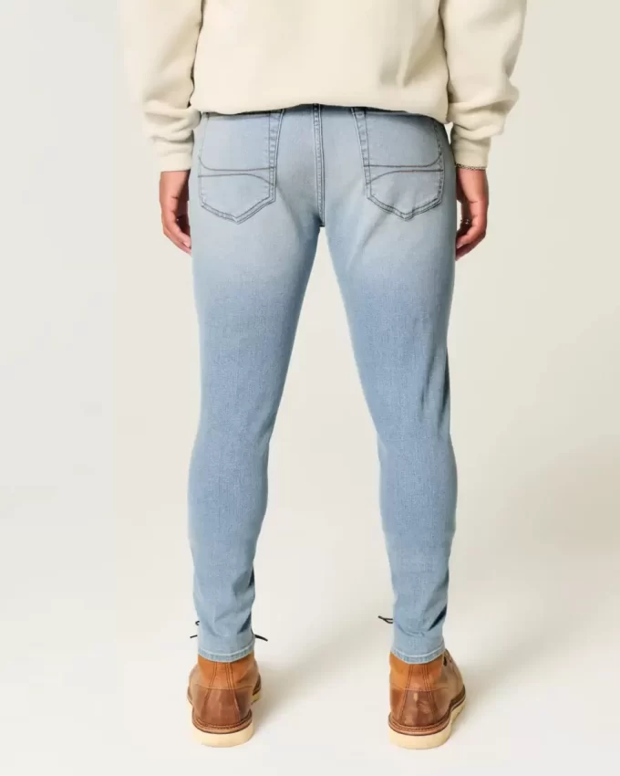 Vaaleapesuiset Athletic Skinny Farkut Vaaleapesuiset Athletic Skinny Farkut