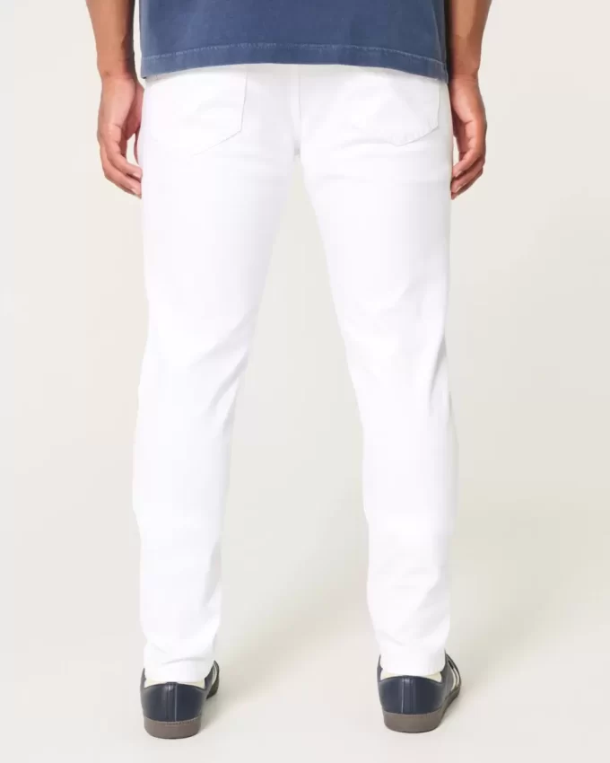 Valkoiset Athletic Skinny Farkut