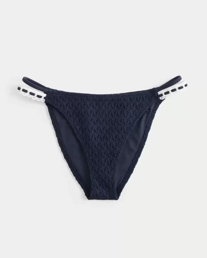 Virkattu röyhkeä bikinipohja