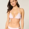Virkattu Trim Triangle -bikinipusero