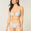 Virkattu Trim Triangle -bikinipusero