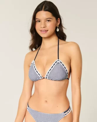Virkattu Trim Triangle -bikinipusero
