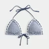 Virkattu Trim Triangle -bikinipusero