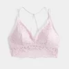Virkatutyylinen pitsinen bralette