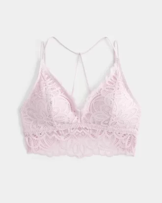 Virkatutyylinen pitsinen bralette