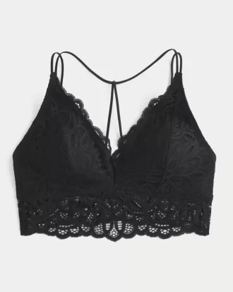 Virkatutyylinen pitsinen bralette