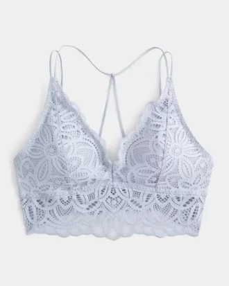Virkatutyylinen pitsinen bralette