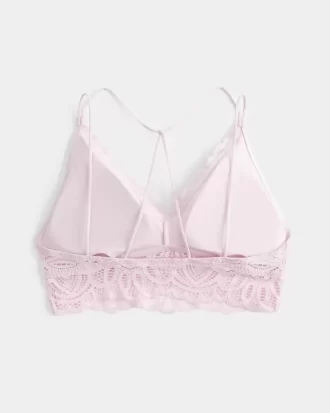 Virkatutyylinen pitsinen bralette