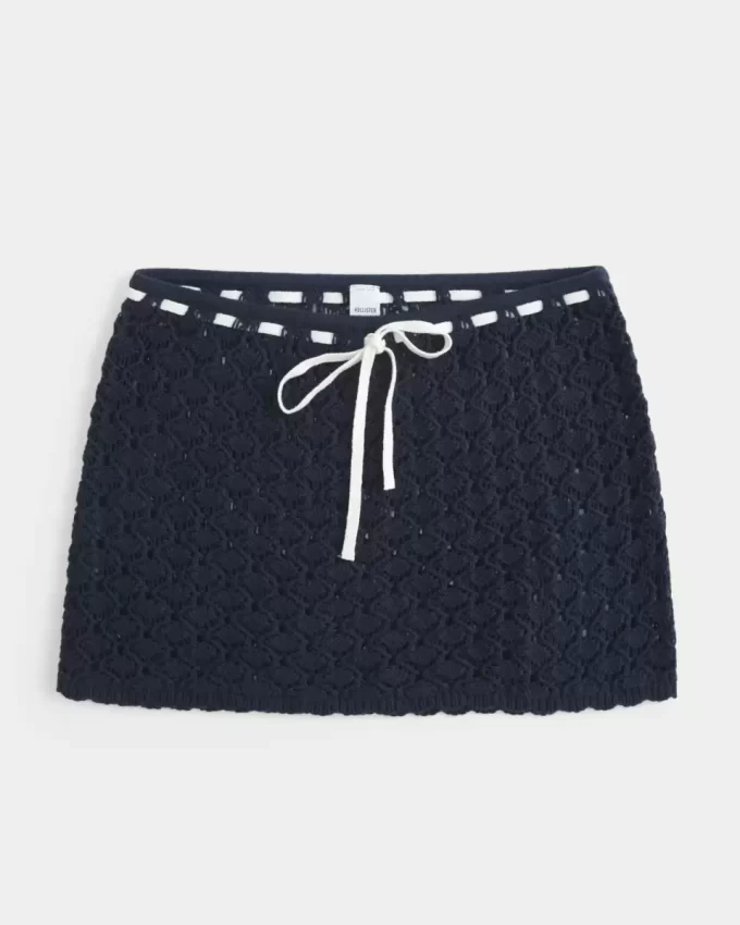Virkatutyylinen, päälle vedettävä peitehame Virkatutyylinen, päälle vedettävä peitehame