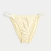 Virkatutyylinen verhoilu, kaksinkertainen hihna, röyhkeä bikinipohja Virkatutyylinen verhoilu, kaksinkertainen hihna, röyhkeä bikinipohja