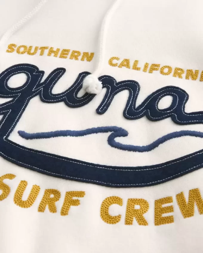 Vohvelivuorattu Laguna Graphic Surf Crew Graphic -huppari Vohvelivuorattu Laguna Graphic Surf Crew Graphic -huppari