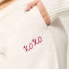 XOXO Graphic leveälahkeiset lenkkeilyhousut