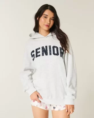 Ylikokoinen Senior Graphic -huppari