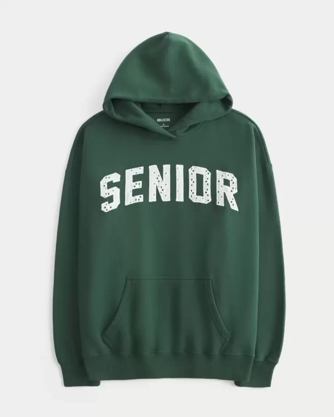 Ylikokoinen Senior Graphic -huppari Ylikokoinen Senior Graphic -huppari