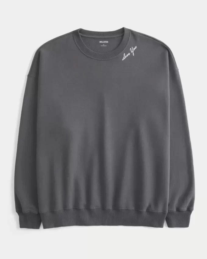Ylisuuri Angel Wings Graphic Crew -huppari Ylisuuri Angel Wings Graphic Crew -huppari