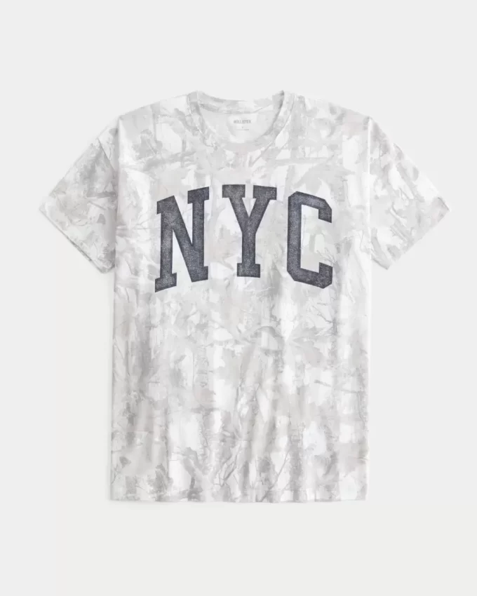Ylisuuri Camo NYC Graphic T-paita Ylisuuri Camo NYC Graphic T-paita